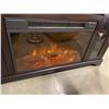Image 6 : MEDIA CABINET W/ ELECTRIC FIREPLACE INSERT