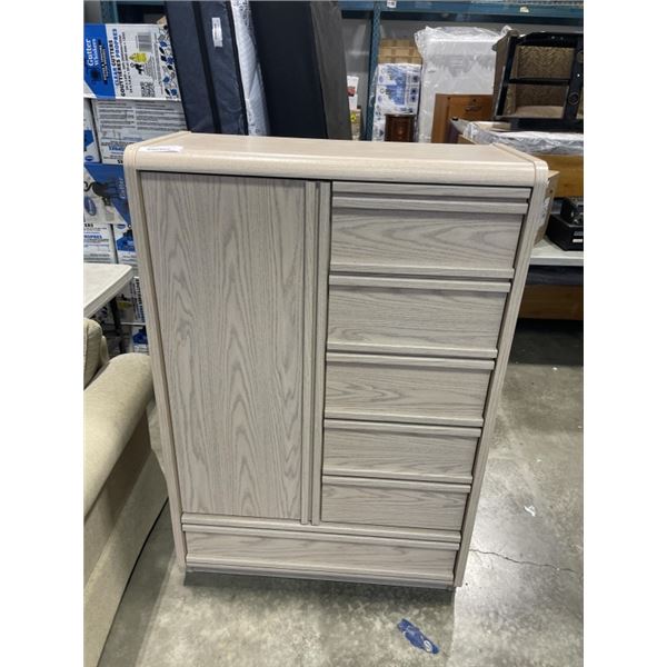 WHITE OAK WARDROBE DRESSER
