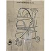 Image 3 : BLACK THREE WHEEL PET STROLLER