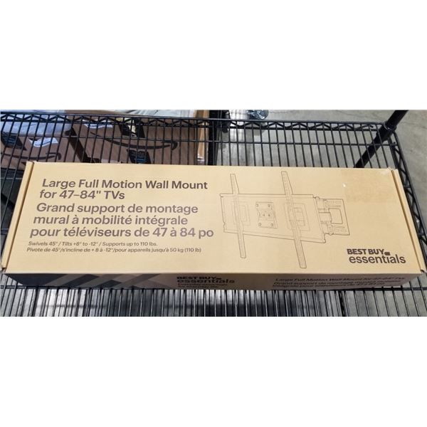 BBE 47-84" FULL MOTION TV WALL MOUNT
