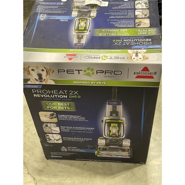 BISSELL PROHEAT 2X REVOLUTION PREMIER CLEANSHOT CARPET CLEANER - TESTED WORKING, RETAIL $379