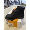 Image 3 : NEW TIMBERLAND PREMIUM 6 IN WATERPROOF BOOT BLACK NUBUCK, SIZE 4 JUNIOR