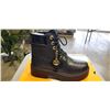 Image 2 : NEW TIMBERLAND STONE STREET 6 INCH LACE WATERPROOF BLACK FULL GRAIN LEATHER BOOTS SIZE WOMENS 7.5