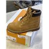 Image 1 : NEW TIMBERLAND PREMIUM 6 IN WATERPROOF BOOT WHEAT NUBUCK, SIZE 6 JUNIOR