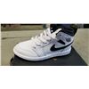Image 2 : NEW JORDAN 1 MID, WHITE BLACK, SIZE KIDS 12C