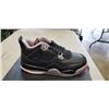 Image 2 : NEW JORDAN 4 RETRO, BLACK / FIRE RED, SIZE KIDS 11C