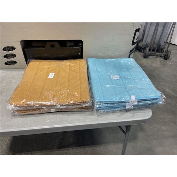6 NEW MEMORY FOAM SOFT BATH MATTS 19.7 X 35.4