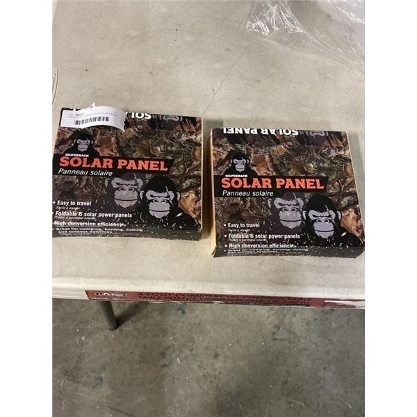 2 NEW GORILLA TRAVEL SIZE SOLAR PACKS