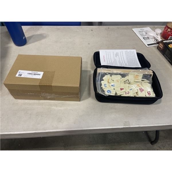 2 NEW CASED RUMMY CUBE GAMES FOR 4 PLAYERS, TRAVEL SET