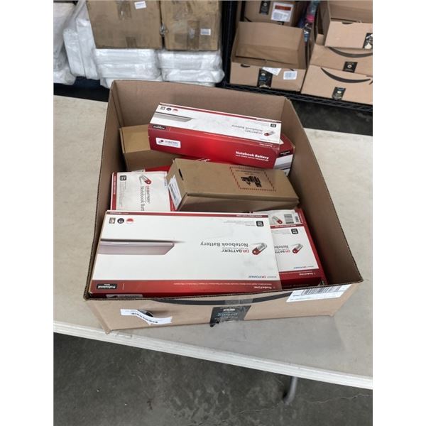 12 ASSORTED NEW DR. BATTERY LAPTOP BATTERIES