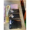 Image 2 : LOT OF NEW BEAUTY ITEMS - HEATLESS CURLER, MAKEUP BACK W/ BRUSHES, EYE LINER, ROSE SOAP GIFT BOX, AN