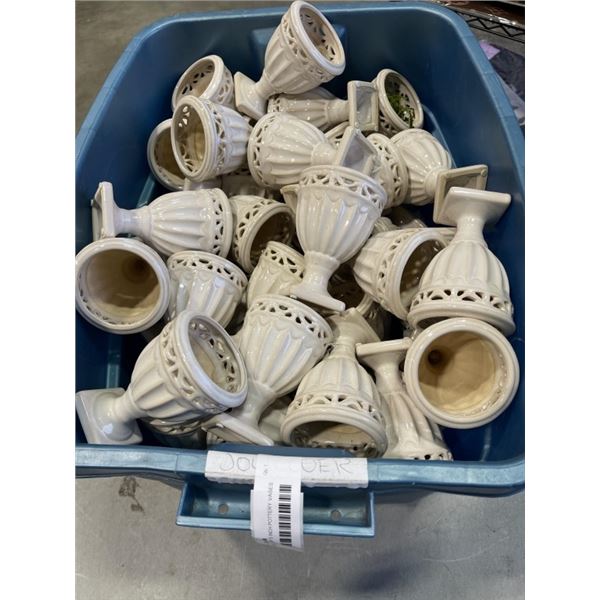 HUGE LOT OF 5 INCH POTTERY VASES