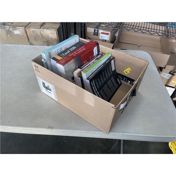 TRAY OF ASSORTED NEW BOOKS