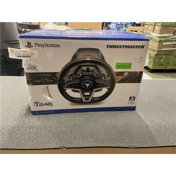 THRUSTMASTER T248 RACING WHEEL AND MAGNETIC PEDALS FOR PS5/ PS4/ PC - TESTED WORKING, RETAIL $499