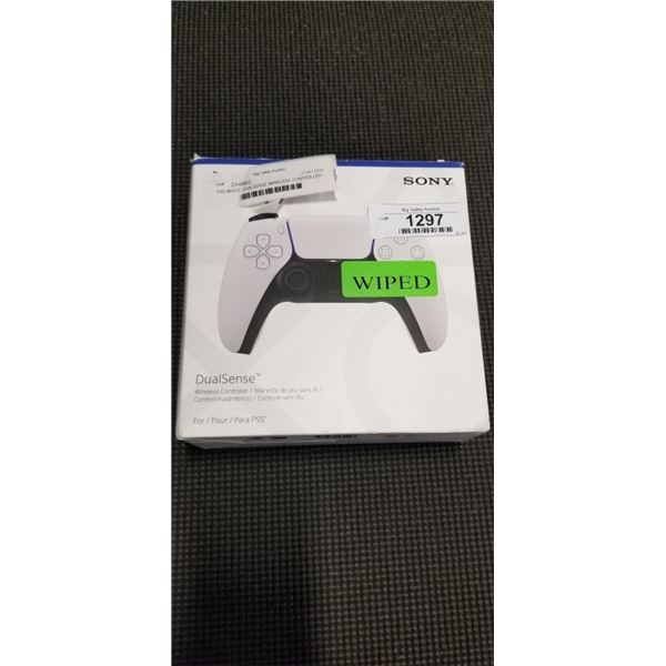 PS5 WHITE DUALSENSE WIRELESS CONTROLLER - TESTED WORKING, RETAIL $94