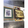 Image 3 : LOT OF FRAMED VINTAGE PRINTS AND 1 CANVAS PRINT