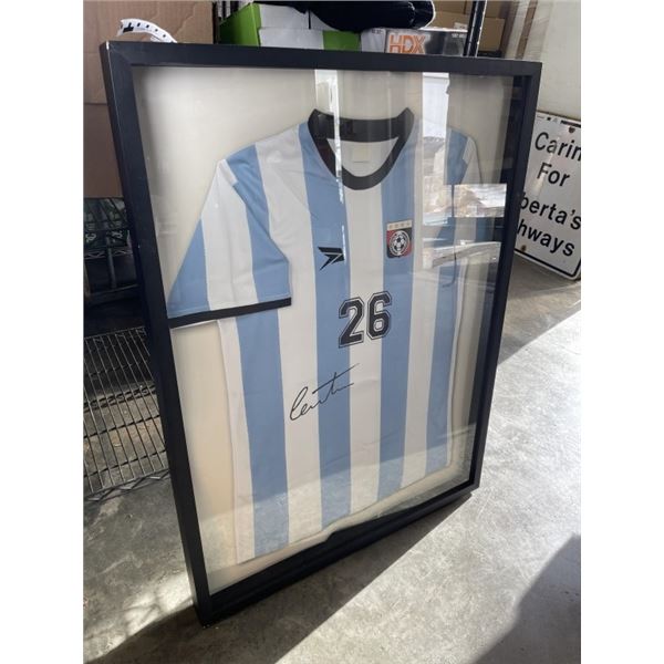 BLACK JERSEY DISPLAY CASE, 32 X 42 INCH