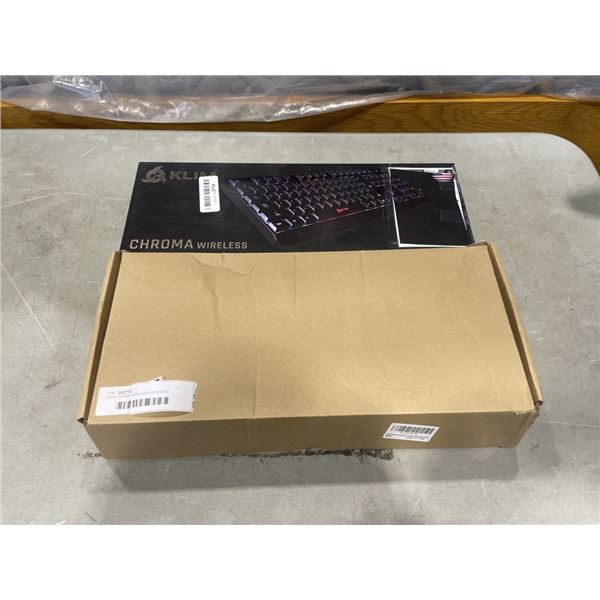 KLIM CHROME WIRELESS KEYBOARD AND GAMING MICROPHONE STAND
