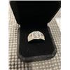 Image 2 : NEW S925 1.0CT MOISSANITE LAB DIAMOND MANS RING, SIZE 10, MOUNTED IN 925 STERLING SILVER W/ WHITE GO