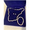 Image 3 : 2 NEW PEARL NECKLACE, EARRINGS AND BRACELET SETS