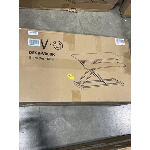 VIVO BLACK DESK RISER