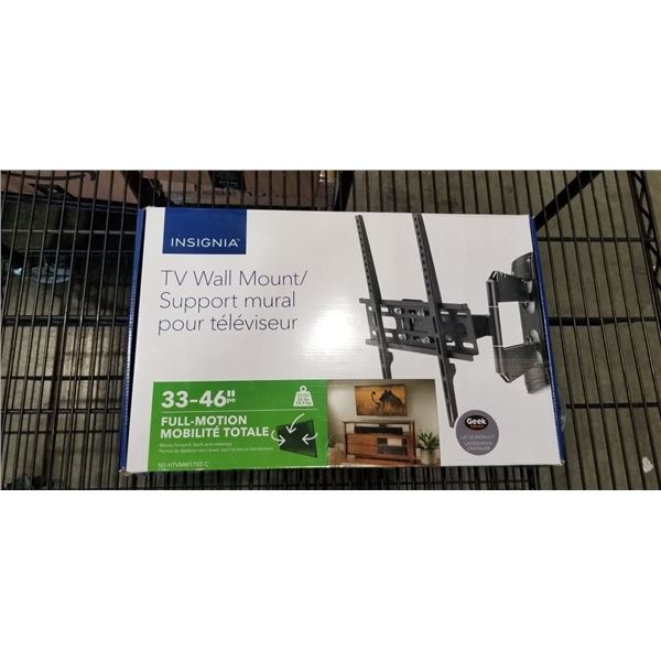 INSIGNIA 33-46" FULL MOTION TV WALL MOUNT