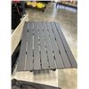 Image 3 : NEW BLACK METAL ROLLING FOLD UP CAMP TABLE, 27 X 18 IMNCH