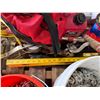 Image 12 : Hitch Bench Vise, Tie Down Chains in Buckets, Extension Cords & Misc Hand Tools