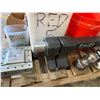 Image 3 : Hitch Bench Vise, Tie Down Chains in Buckets, Extension Cords & Misc Hand Tools