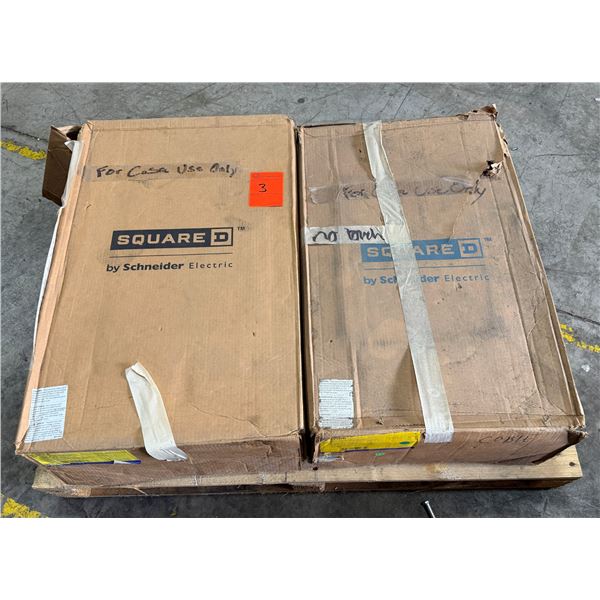Square-D 324RB Non-Fusible Safety Switch & D224NRB Fusible Safety Switch New in Boxes