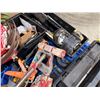 Image 6 : Hitch Bench Vise, Jobsite Table, Misc Hand Tools, Chain, Blades, etc