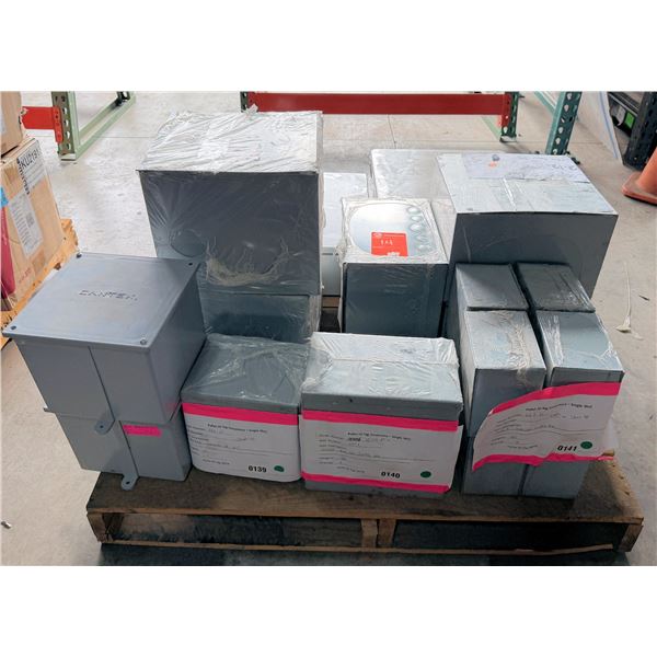 Multiple Junction Boxes, Screw Covers, etc