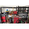 Image 1 : Qty 2 Black Metal Shelving Units 151" L x 74"H (contents not included)