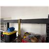 Image 4 : Qty 2 Black Metal Shelving Units 151" L x 74"H (contents not included)