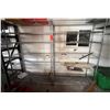 Image 1 : Qty 2 Metal Adjustable Shelving Units 95"L x 18"W (contents not included)