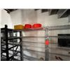 Image 5 : Qty 2 Metal Adjustable Shelving Units 95"L x 18"W (contents not included)
