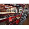 Image 2 : Red Metal Adjustable Shelving Unit 72" x 23" x 77"H (contents not included)