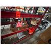 Image 3 : Red Metal Adjustable Shelving Unit 72" x 23" x 77"H (contents not included)