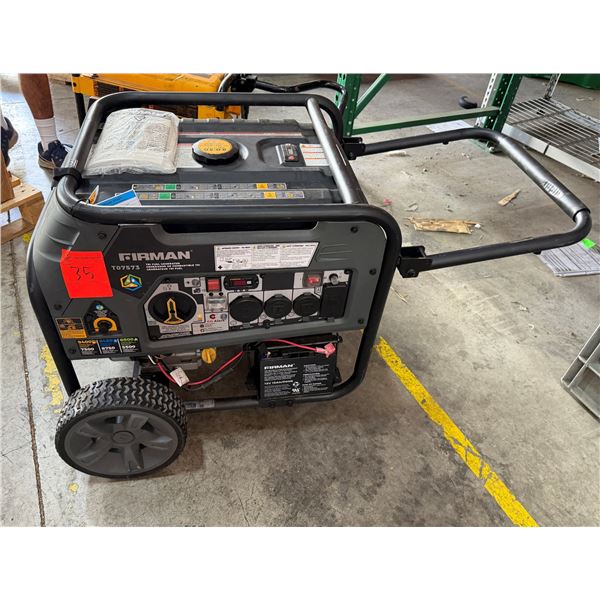 Firmen T07573 Tri Fuel Generator  (Starts & Runs See Video)