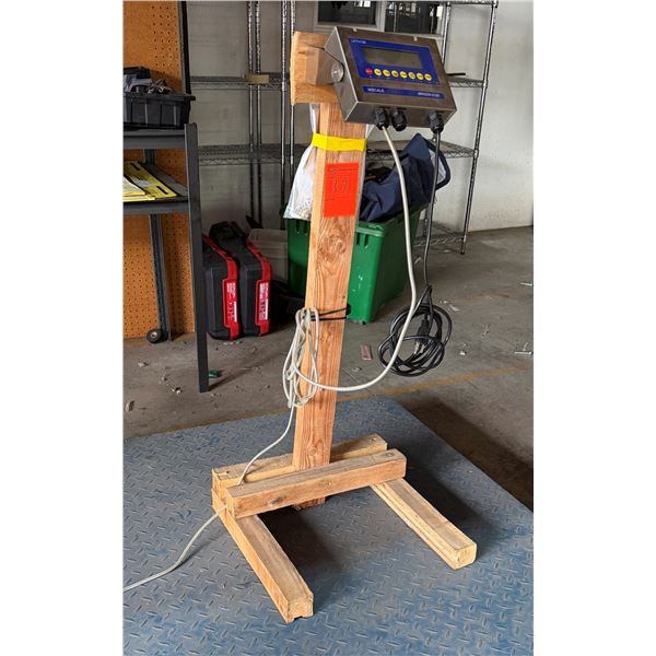 Inscale LP7510B Wooden 10000 lb Capacity Floor Scale
