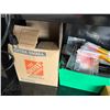 Image 22 : Uline Rolling Black 2-Door Cabinet 35" x 18" x 77"H & Contents:  Terminal Blocks, Splice Kits, Conta