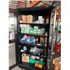 Image 2 : Uline Rolling Black 2-Door Cabinet 35" x 18" x 77"H & Contents:  Terminal Blocks, Splice Kits, Conta