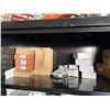 Image 3 : Uline Rolling Black 2-Door Cabinet 35" x 18" x 77"H & Contents:  Terminal Blocks, Splice Kits, Conta