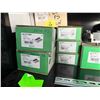 Image 9 : Uline Rolling Black 2-Door Cabinet 35" x 18" x 77"H & Contents:  Terminal Blocks, Splice Kits, Conta