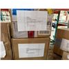 Image 3 : Wooden Table w/ Undershelf 97" x 24" x 40"H & Contents: Graybar Copper Braid, Connectors, HVU2 Ancho
