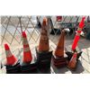 Image 1 : Multiple Safety Cones & Delineators, Misc Sizes