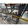 Image 7 : Black Metal Shelving Unit 72" L x 24" x 72"H x & Contents: Metal Sections, Containers, etc