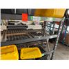 Image 4 : Black Metal Adjustable Shelving Unit & Contents: Bins & Lids