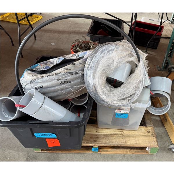 Multiple PVC Fittings, Southwire Alflex Conduit, Nail Coils, etc