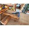 Image 5 : Wooden Workbench w/ Vevor Machinery Movers, Misc Tools & Shop Equipment, etc